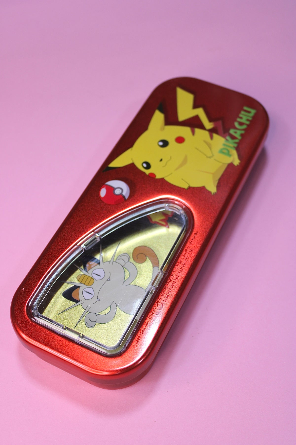 Estuche metálico Pokemon