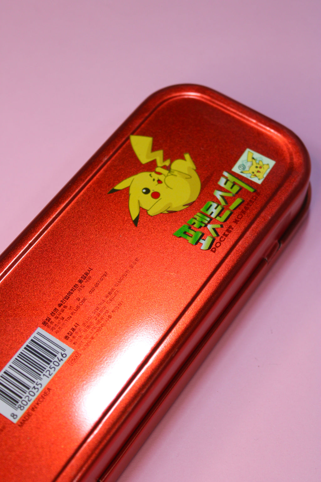 Estuche metálico Pokemon