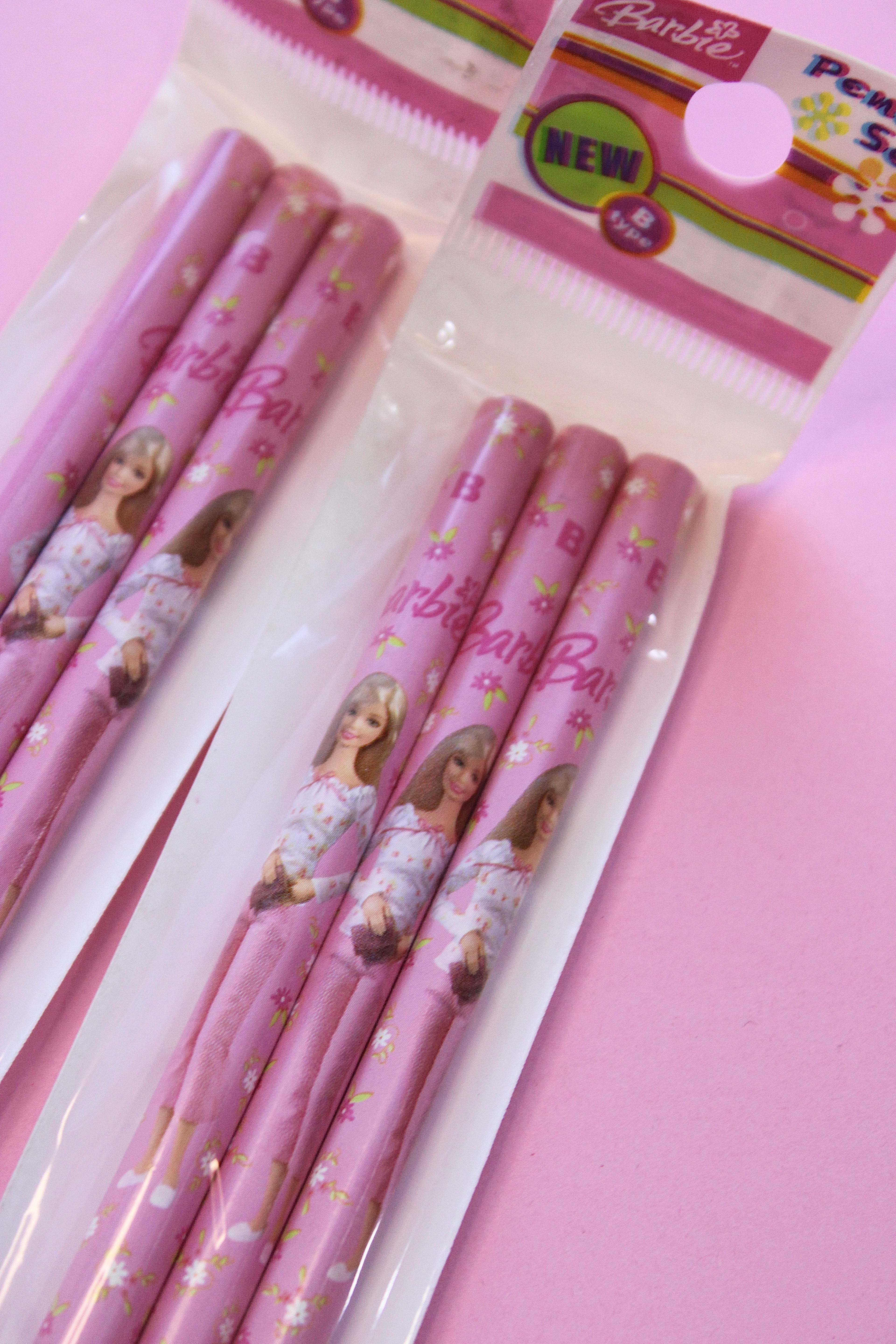 Barbie - Set 3 lápices grafito
