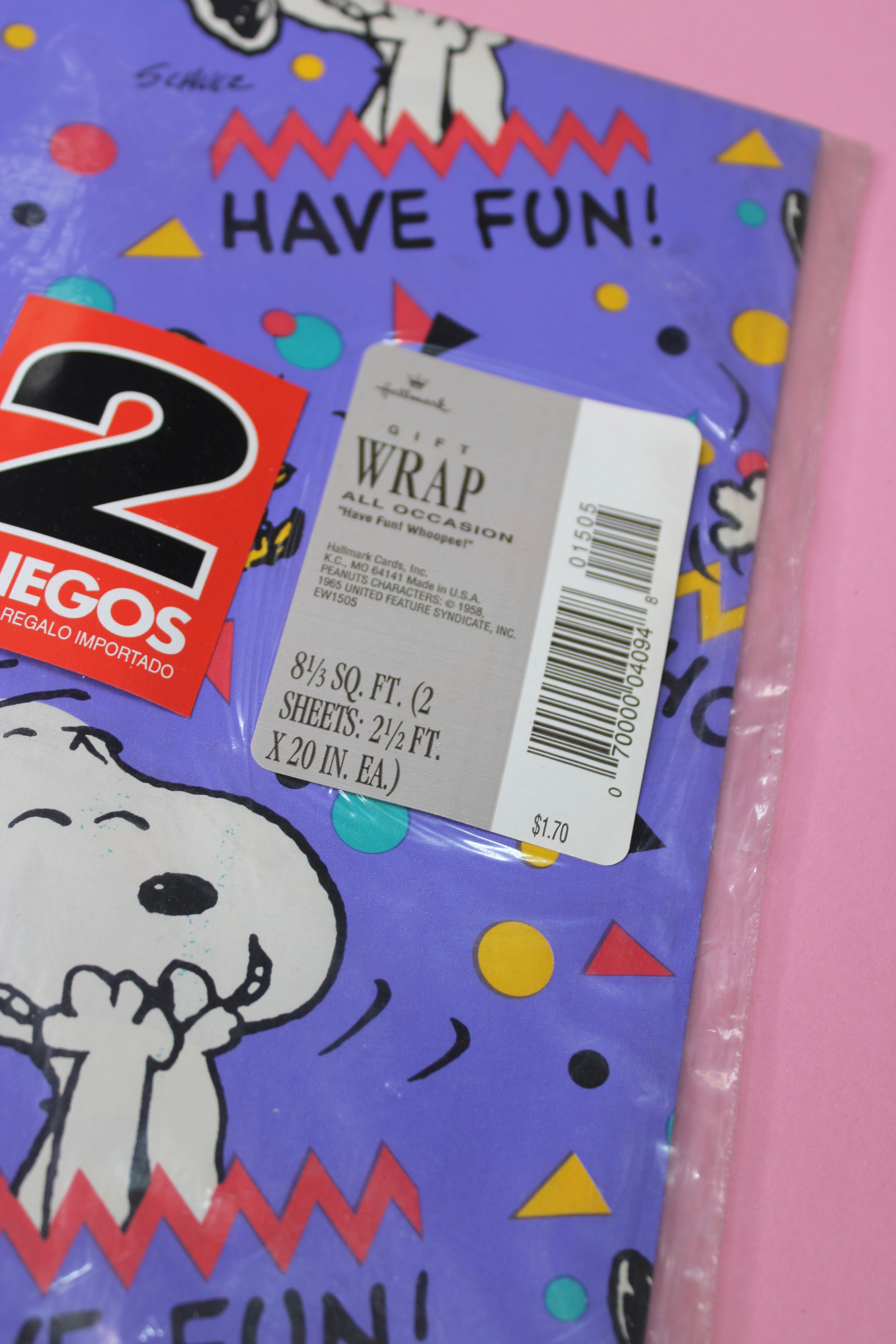 Snoopy - Papel de regalo