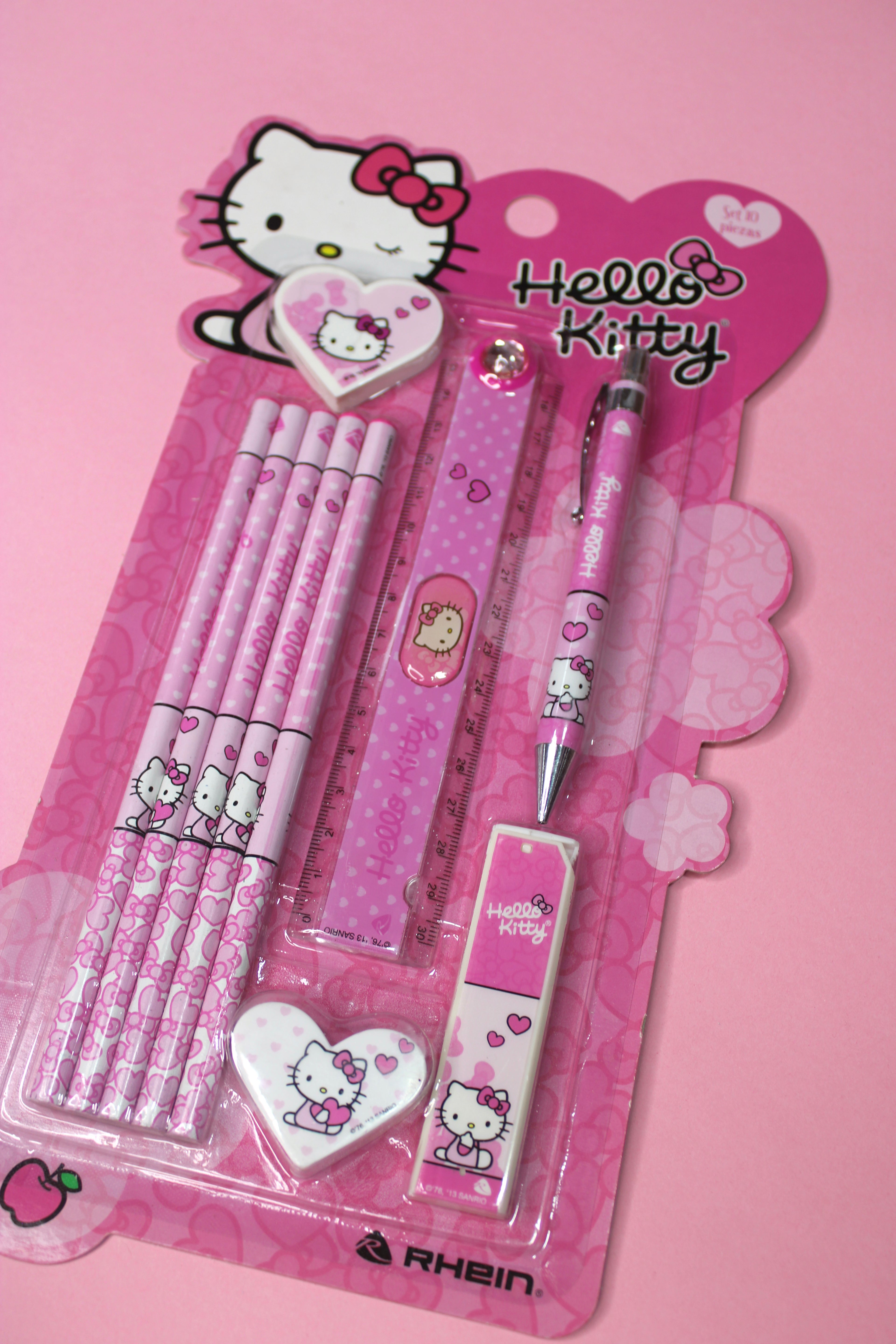 Hello Kitty - Set 10 piezas