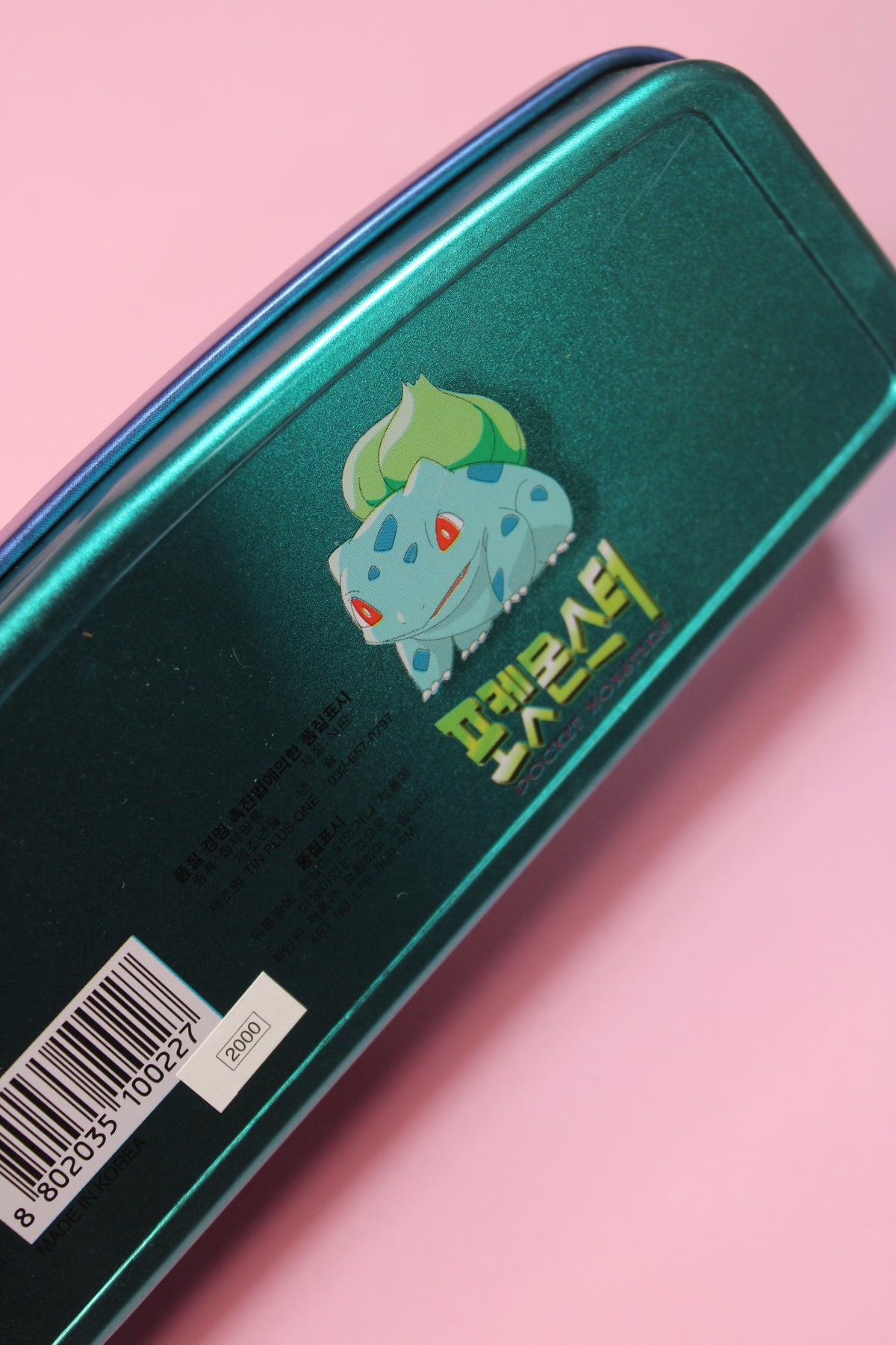 Estuche metálico Pokemon