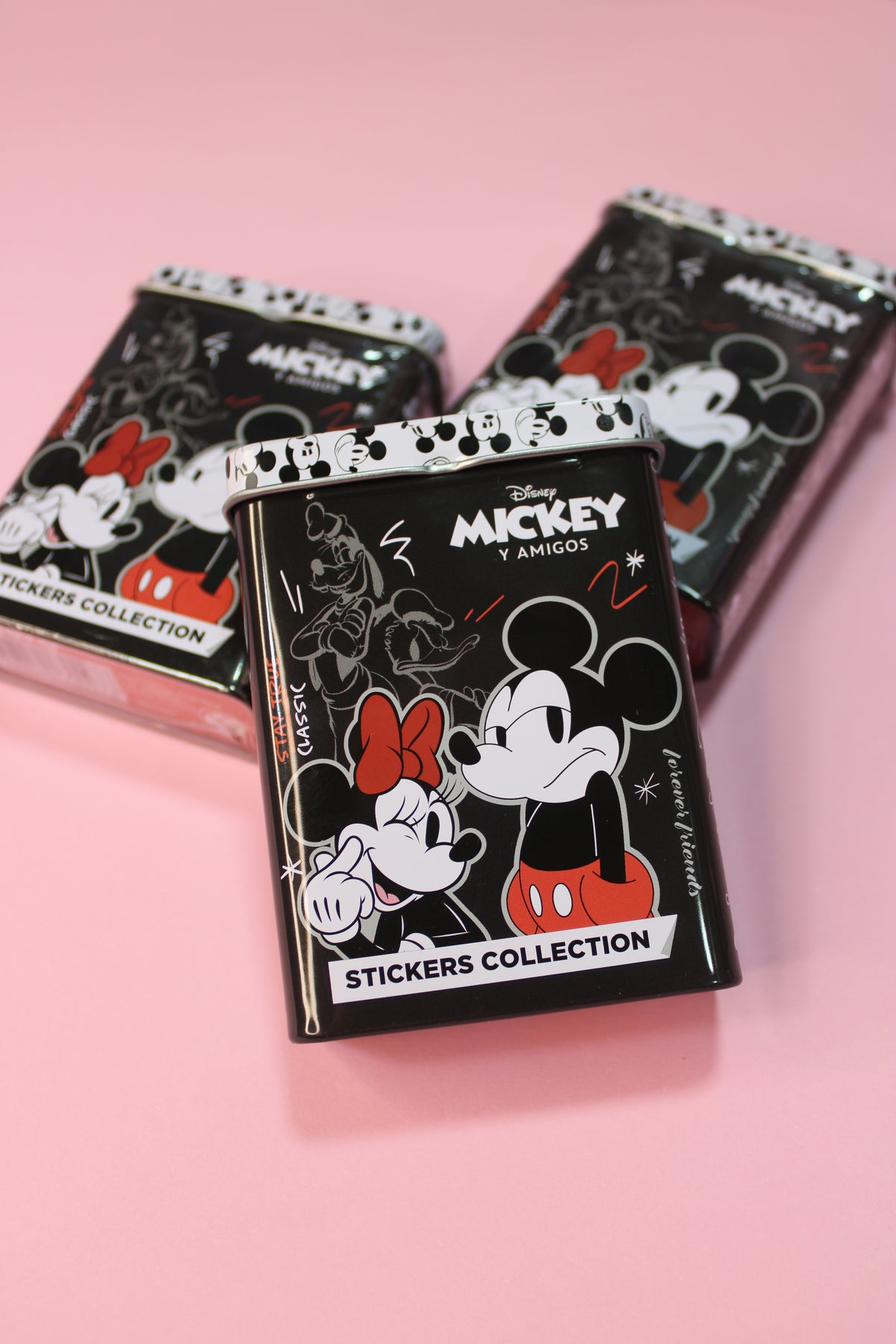 Mickey - Cajita metálica Stickers
