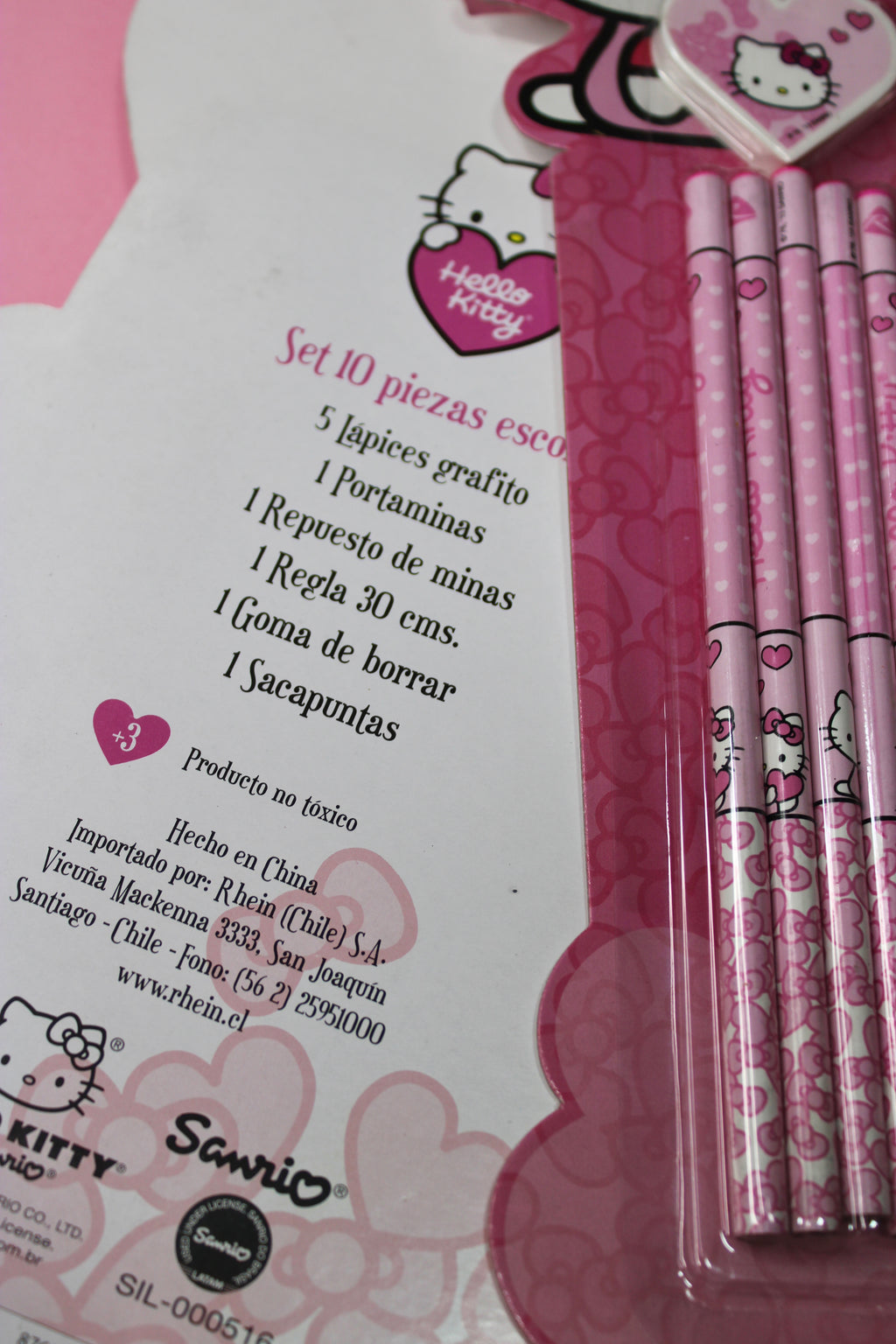 Hello Kitty - Set 10 piezas