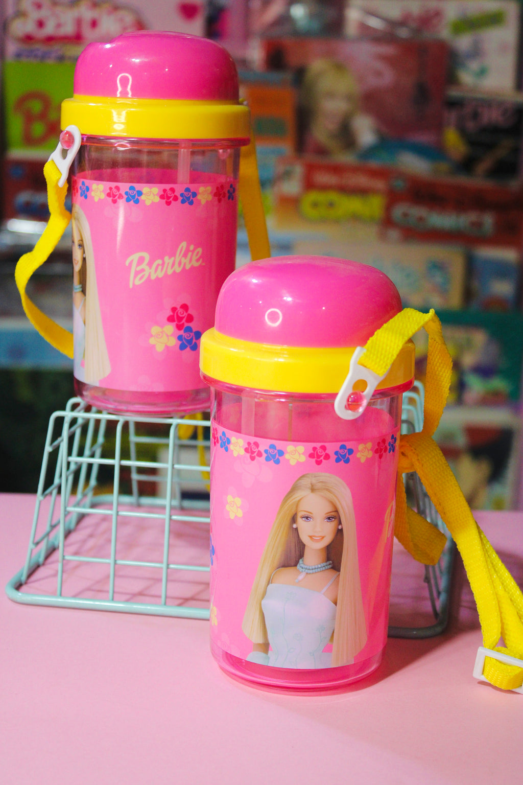 Barbie - Vaso con bombilla