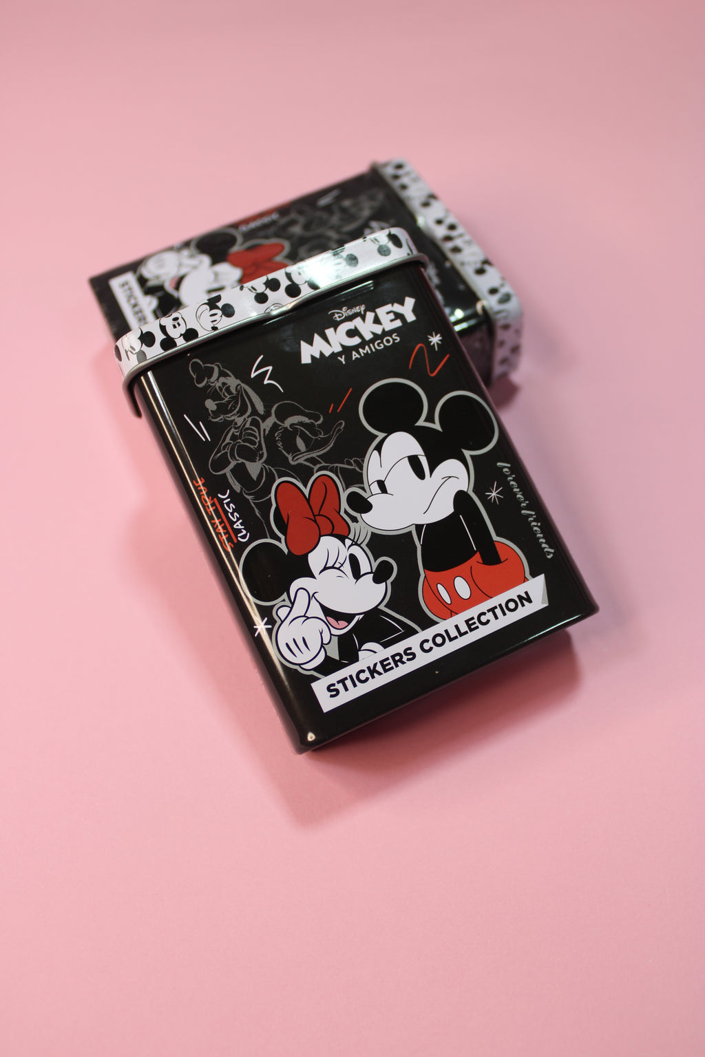 Mickey - Cajita metálica Stickers