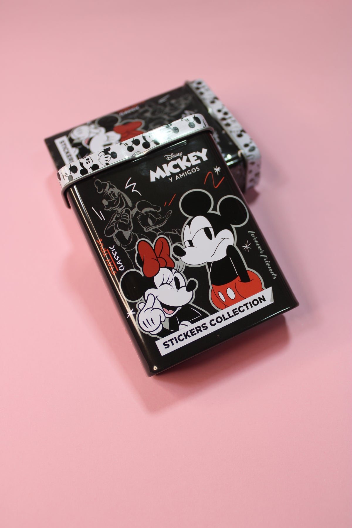 Mickey - Cajita metálica Stickers