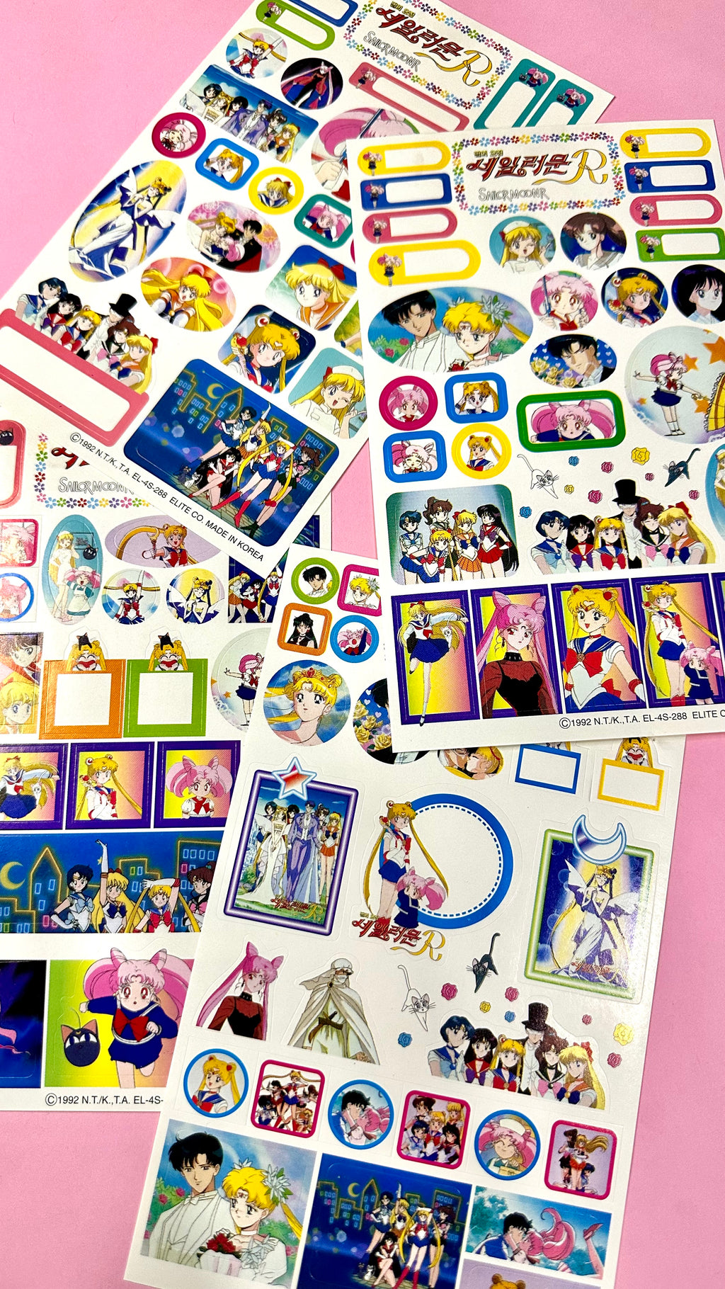 Sailor Moon Set Stickers x4
