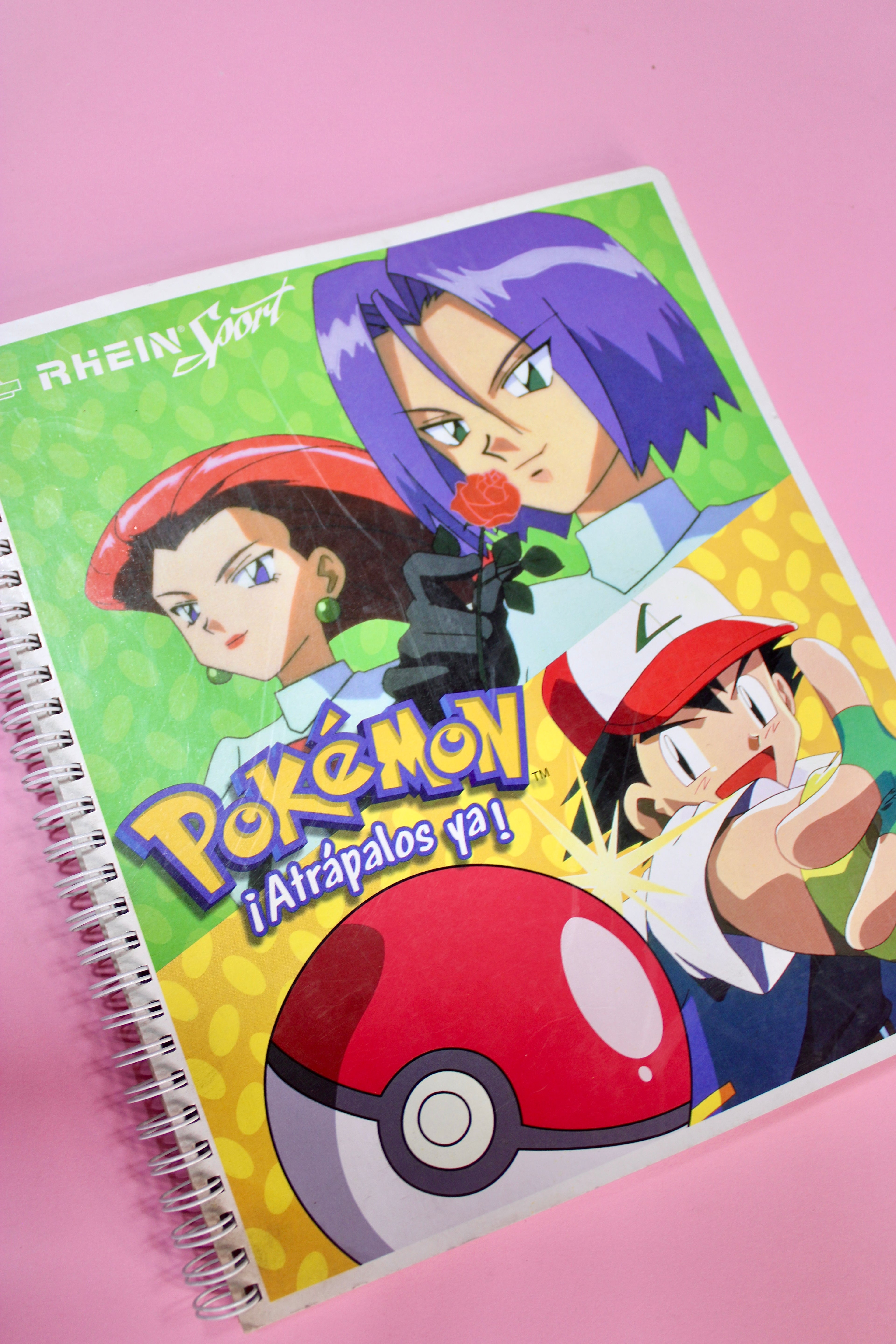 Pokemon - cuaderno