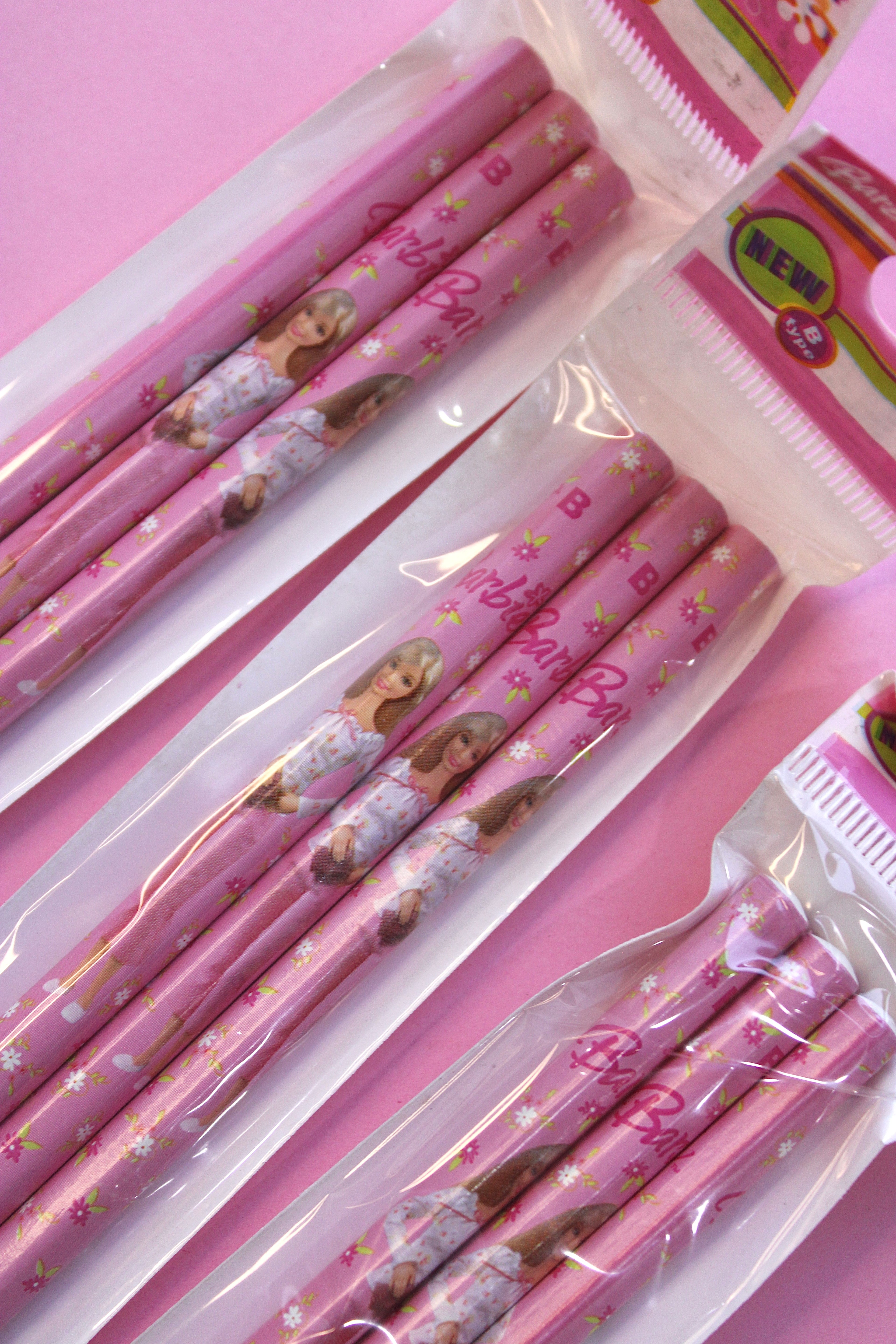 Barbie - Set 3 lápices grafito