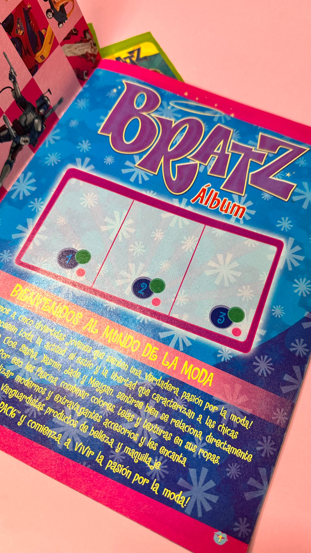 Álbum Bratz + sobres